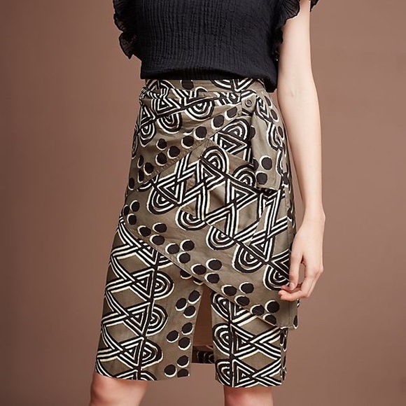 Anthropologie Dresses & Skirts - Edessa 'wrap' skirt by Maeve for Anthropologie